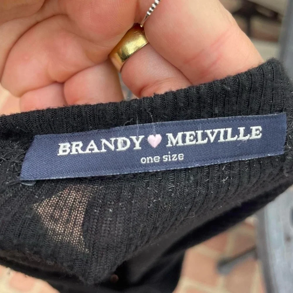 Brandy Melville Black mini bodycon dress sz s